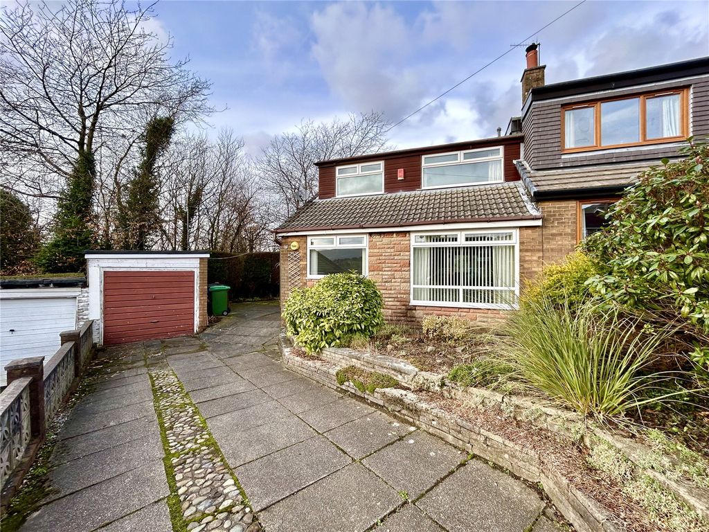 4 bed semidetached house for sale in Greenbank Avenue, Uppermill