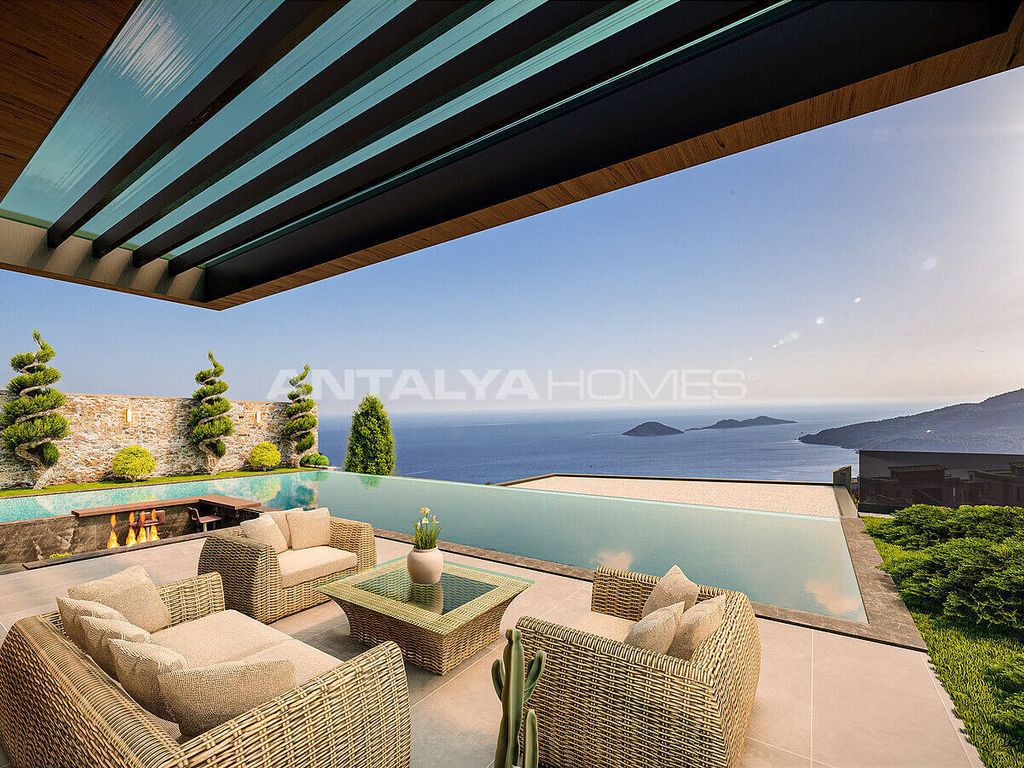 New home, 5 bed detached house for sale in Kalkan, Kaş, Antalya, Turkey