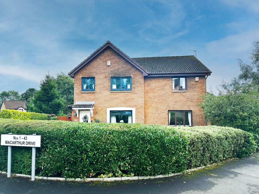 3 bed semidetached house for sale in Macarthur Drive, Stewartfield, East Kilbride G74, £180,000