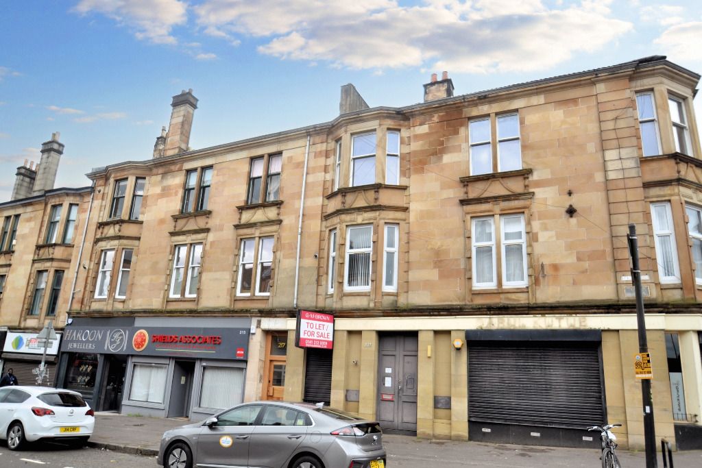 1 bed flat for sale in 217 Albert Drive, Pollokshields, Glasgow G41, £