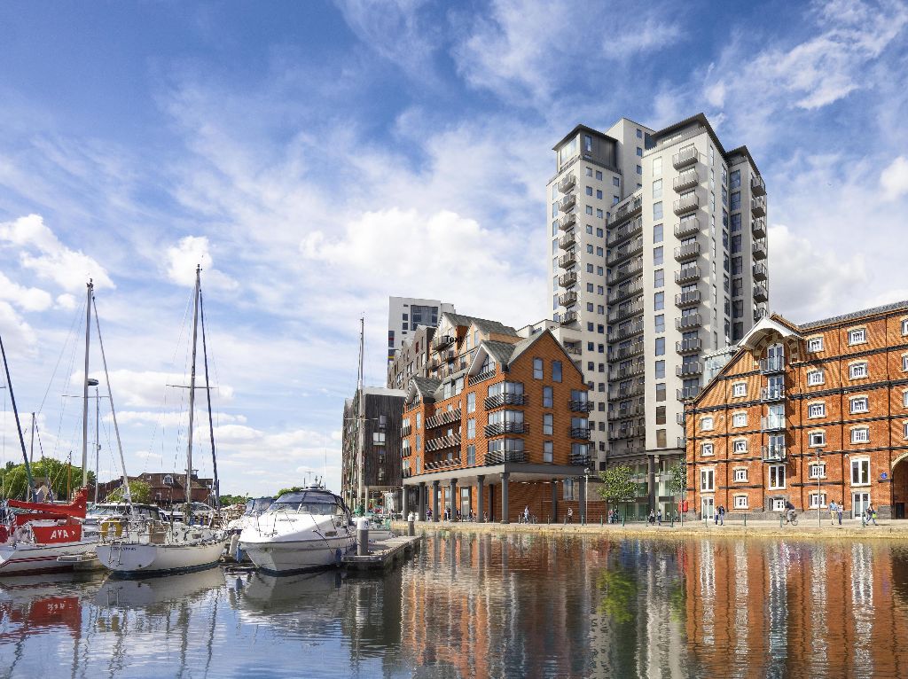 1 bed flat to rent in Regatta Quay, Key Street, Ipswich IP4, £875 pcm