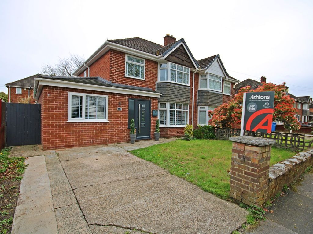 4 bed semidetached house for sale in Winwick Road, Warrington WA2, £