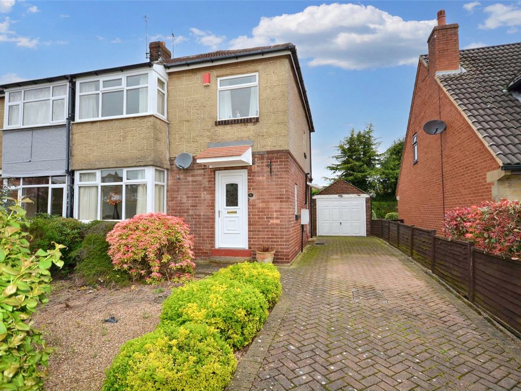 3 bed semidetached house for sale in Foxholes Lane, Calverley, Pudsey