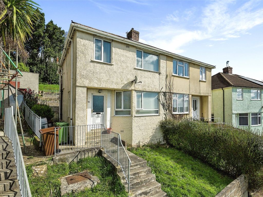 3 bed semidetached house for sale in Wycliffe Road, Plymouth, Devon