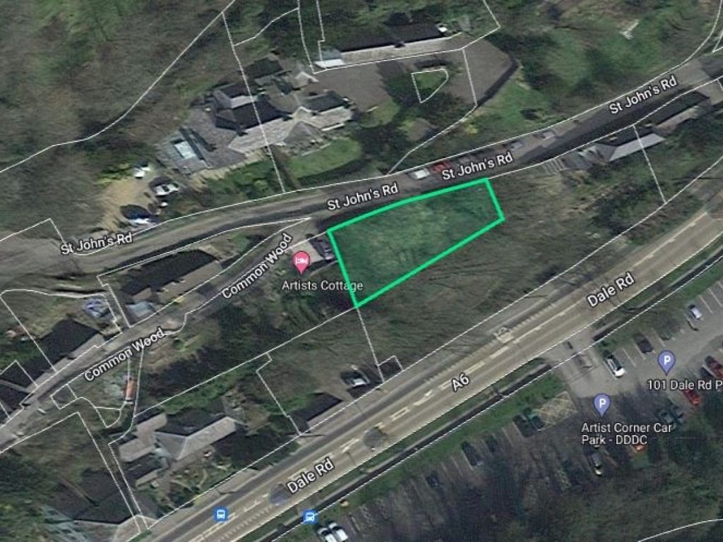 Land for sale in St. Johns Road, Matlock Bath, Matlock DE4, £20,000