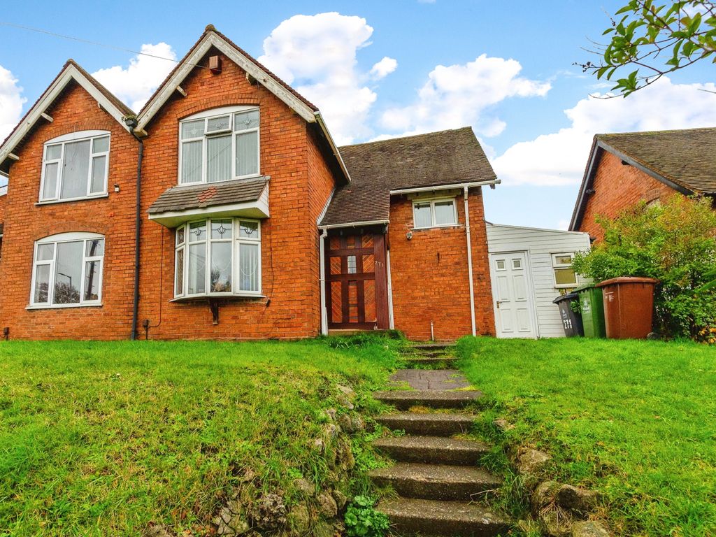 3 bed semidetached house for sale in West Bromwich Road, Walsall, West