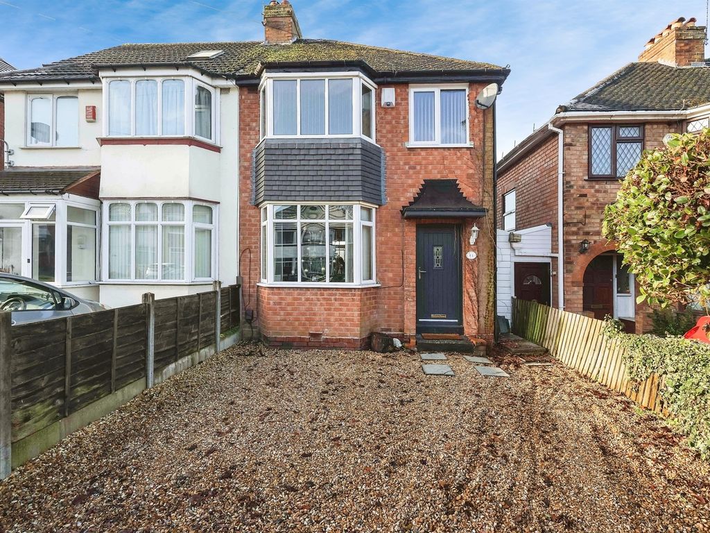 3 bed semidetached house for sale in Elmcroft Road, Yardley