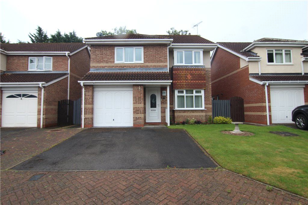 4 bed detached house for sale in Herrington Close, Langley Park, Durham