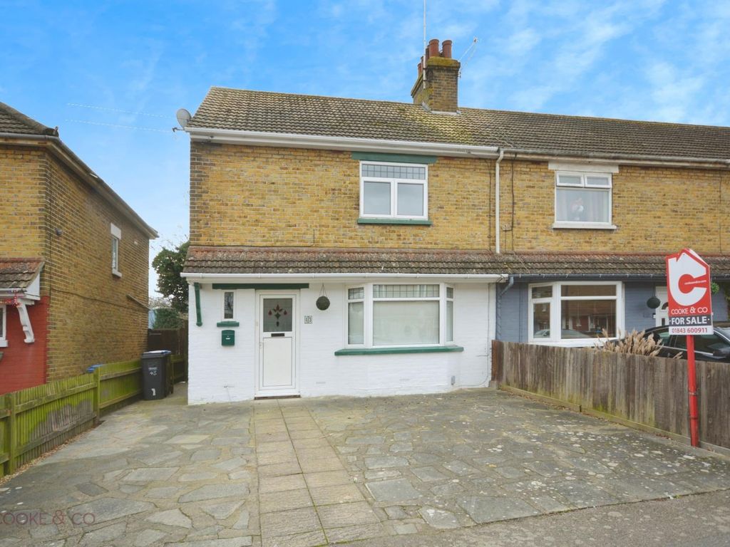 3 bed end terrace house for sale in Norman Road, Broadstairs, Kent CT10