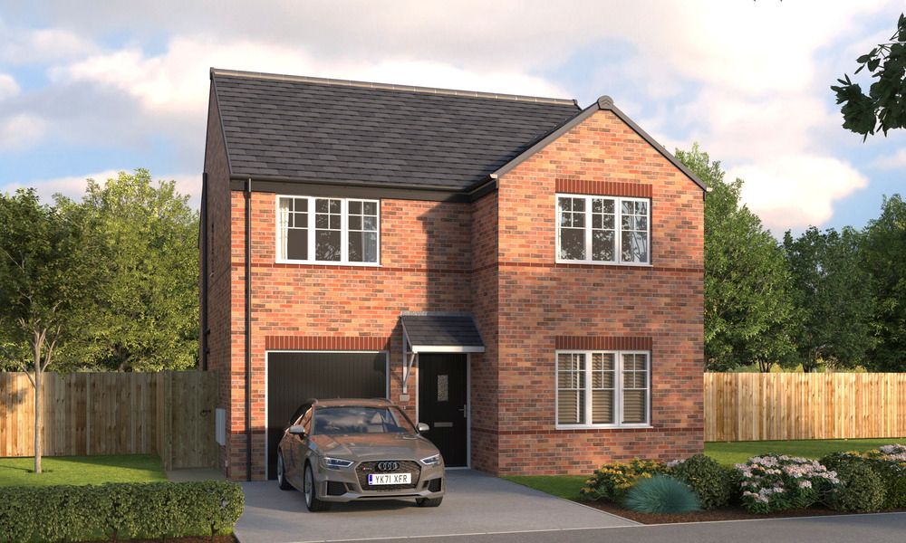 New home, 4 bed detached house for sale in Cookson Way, Brough With St
