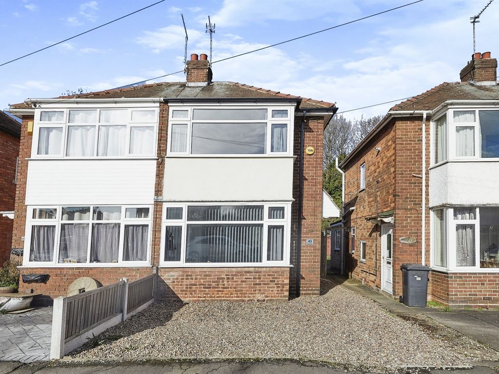 2 bed semidetached house for sale in The Crescent, Chaddesden, Derby