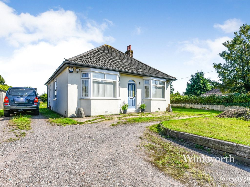 3 bed bungalow for sale in New Road, West Parley, Ferndown BH22, £