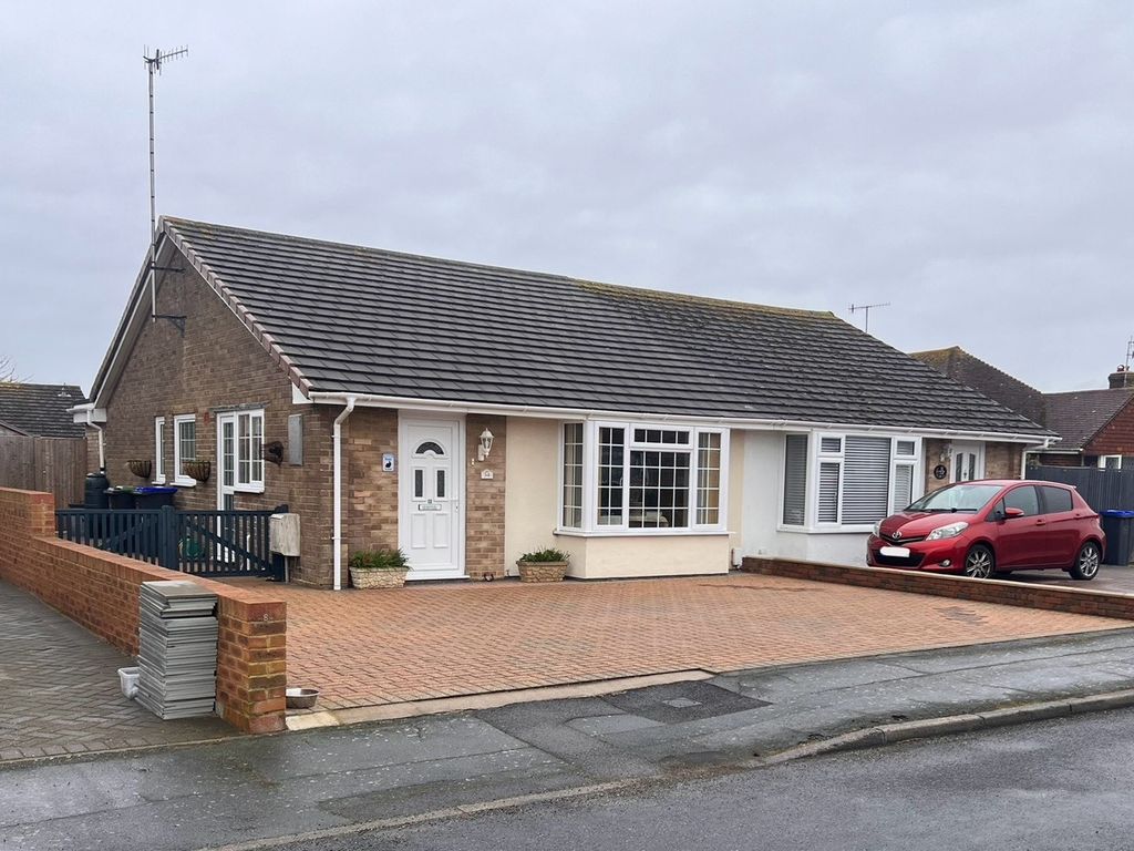2 bed semidetached bungalow for sale in Finches Close, Lancing BN15, £