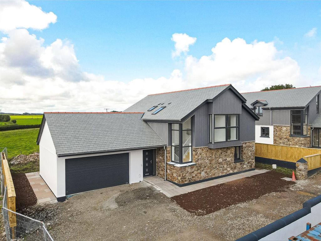 New home, 4 bed detached house for sale in Buckland Brewer, Bideford