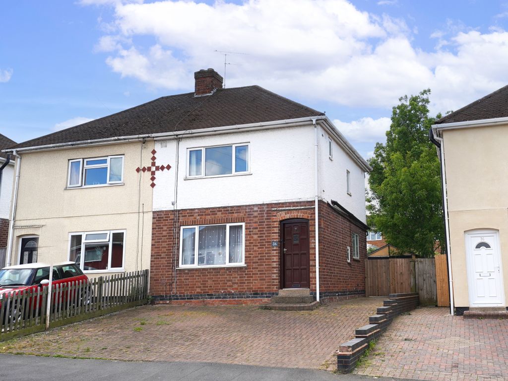 3 bed semidetached house for sale in Glenfield Crescent, Glenfield