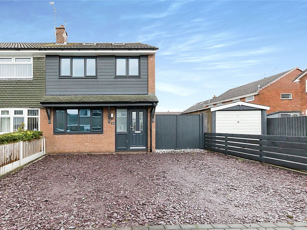 3 bed semidetached house for sale in Ambleside Close, Wistaston, Crewe