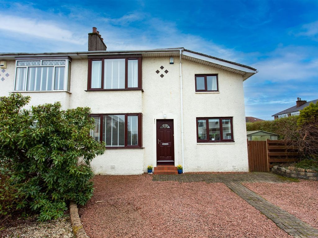 3 bed end terrace house for sale in Ross Avenue, Renfrew PA4, £210,000