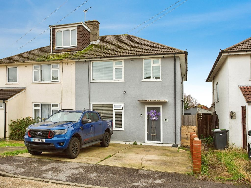 3 bed semidetached house for sale in Founders Way, Gosport PO13, £