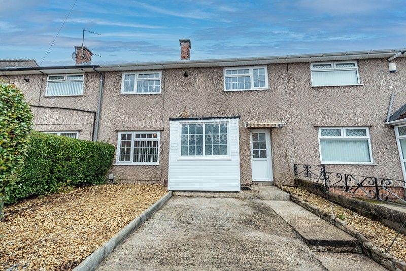 3 bed terraced house for sale in Clevedon Road, Llanrumney, Cardiff ...