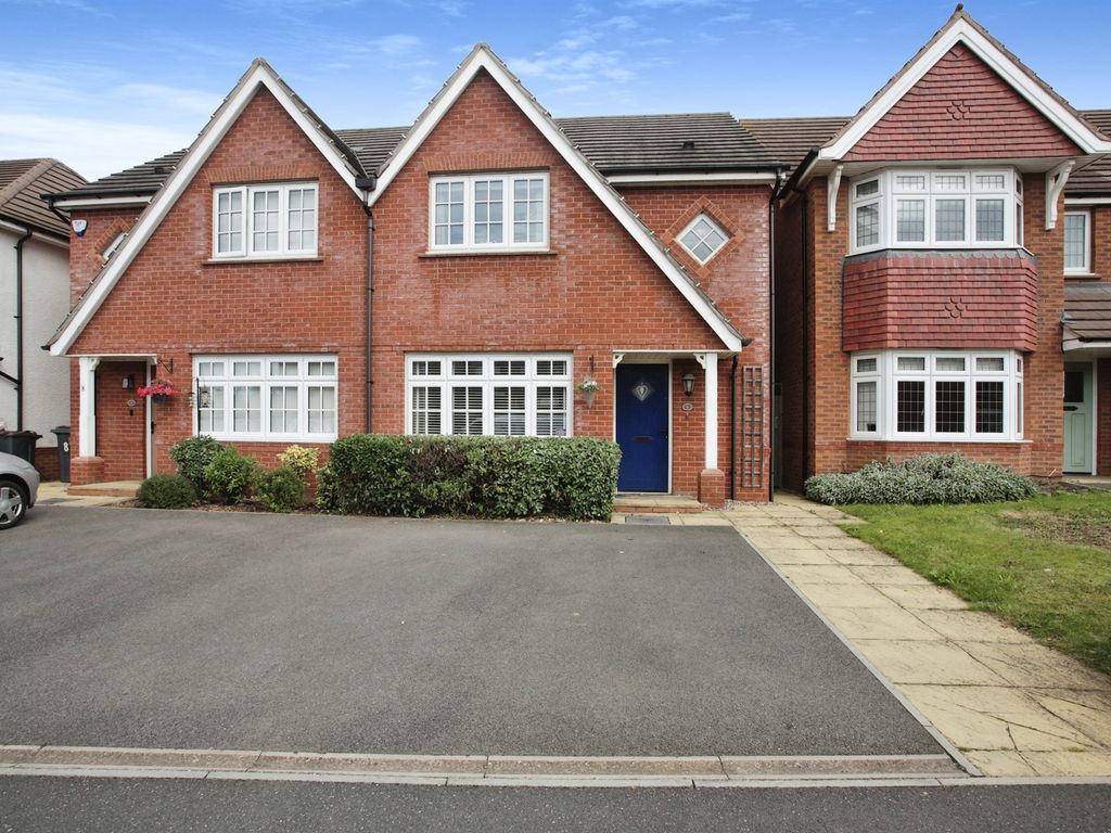 3 bed semidetached house for sale in Short Way, Hinckley LE10, £