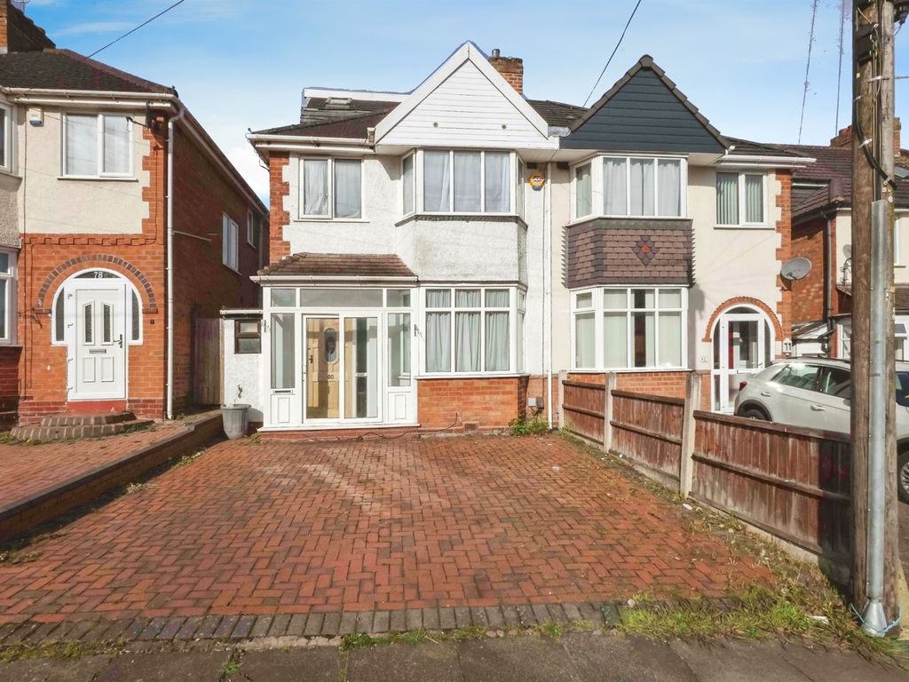 4 bed semidetached house for sale in Elmcroft Road, Yardley