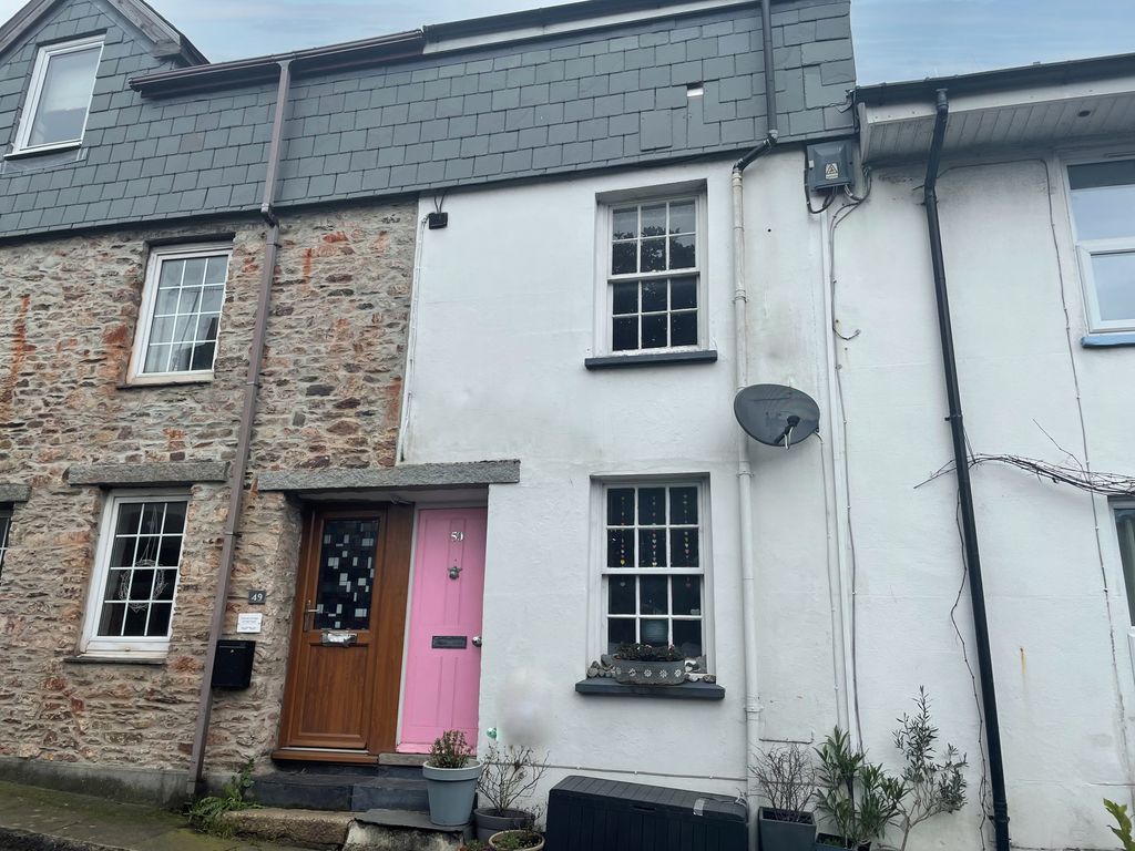 3 bed terraced house for sale in west street, millbrook, cornwall pl10