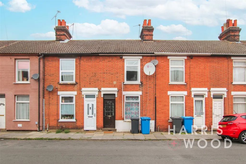 3 bed terraced house for sale in Wellesley Road, Ipswich IP4, £155,000