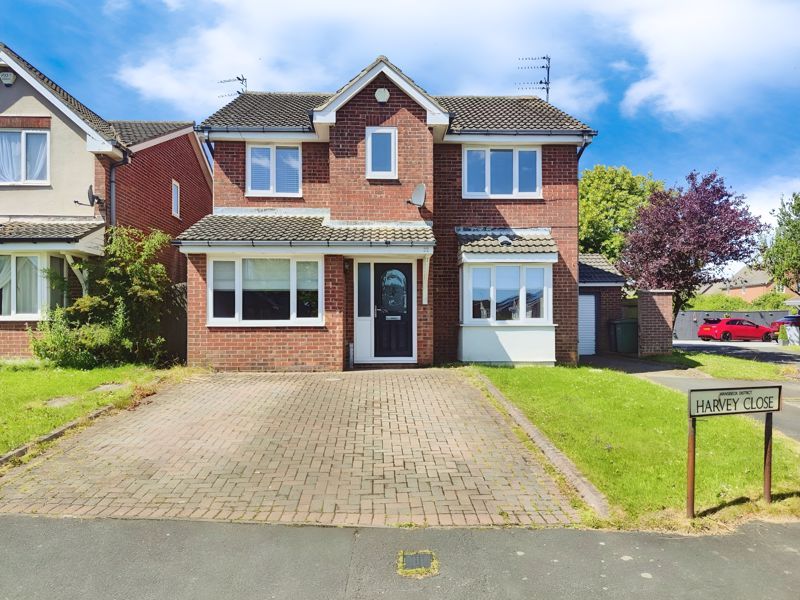 4 bed detached house to rent in Harvey Close, Ashington NE63, £1,200
