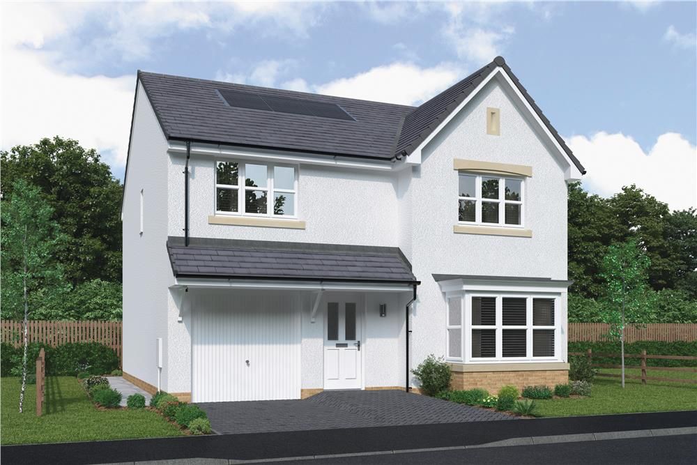 New home, 4 bed detached house for sale in "Hartwood" at Garshake Road, Dumbarton G82 Zoopla