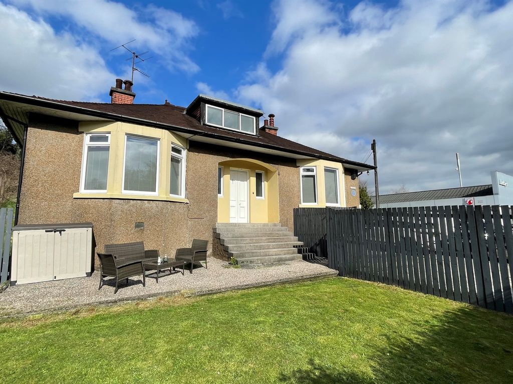 3 bed detached bungalow for sale in Stirling Road, Milton, Dumbarton