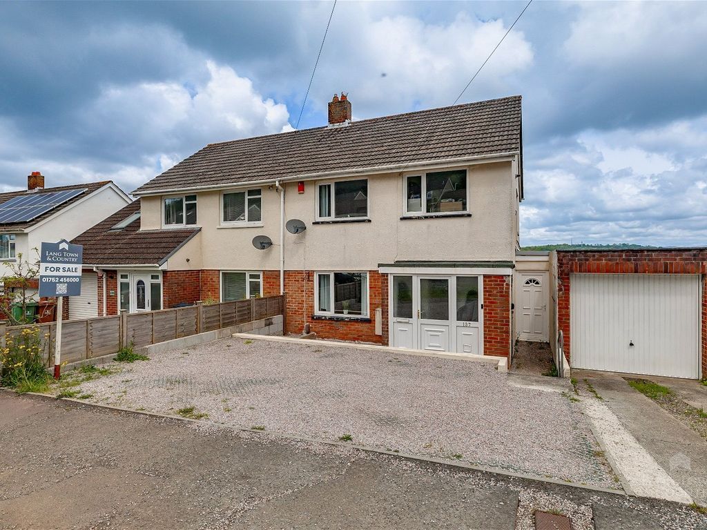 3 bed semidetached house for sale in Stanborough Road, Plymstock