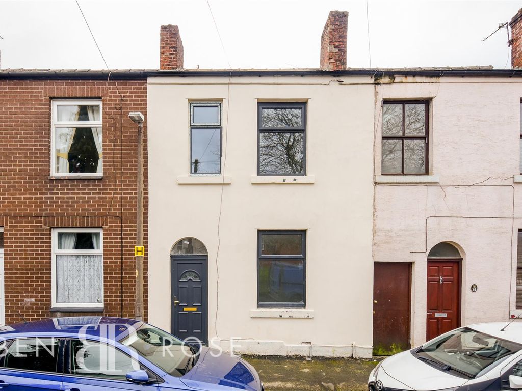 3 bed terraced house for sale in Parker Street, Chorley PR7, £149,995