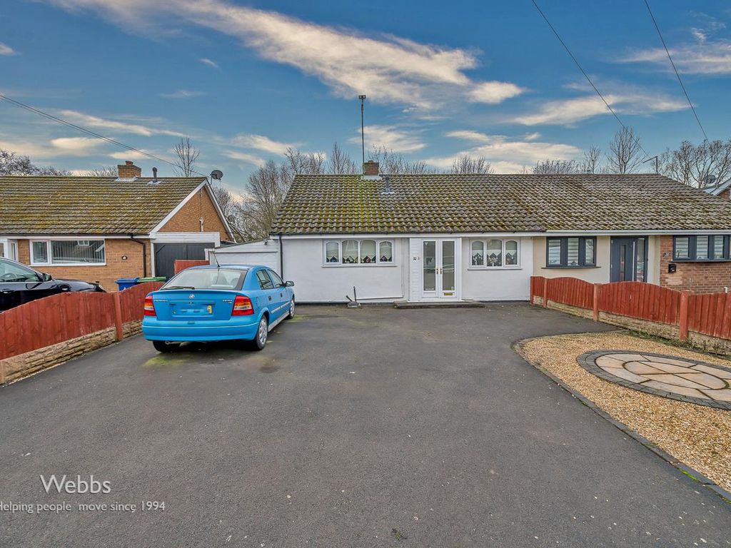 2 bed semidetached bungalow for sale in Stag Crescent, Norton Canes