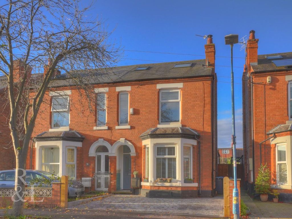 4 bed semidetached house for sale in Ella Road, West Bridgford