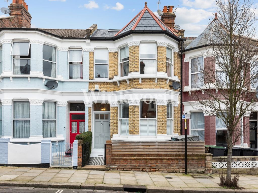5 bed terraced house for sale in Warham Road, London N4, £1,250,000