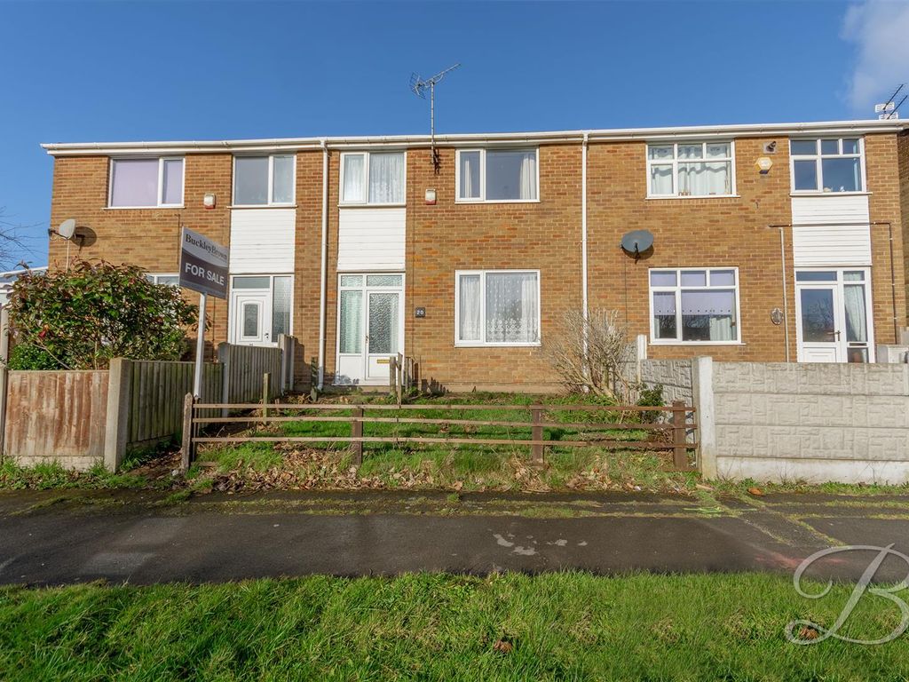 3 bed terraced house for sale in Greasley Court, Mansfield NG18, £