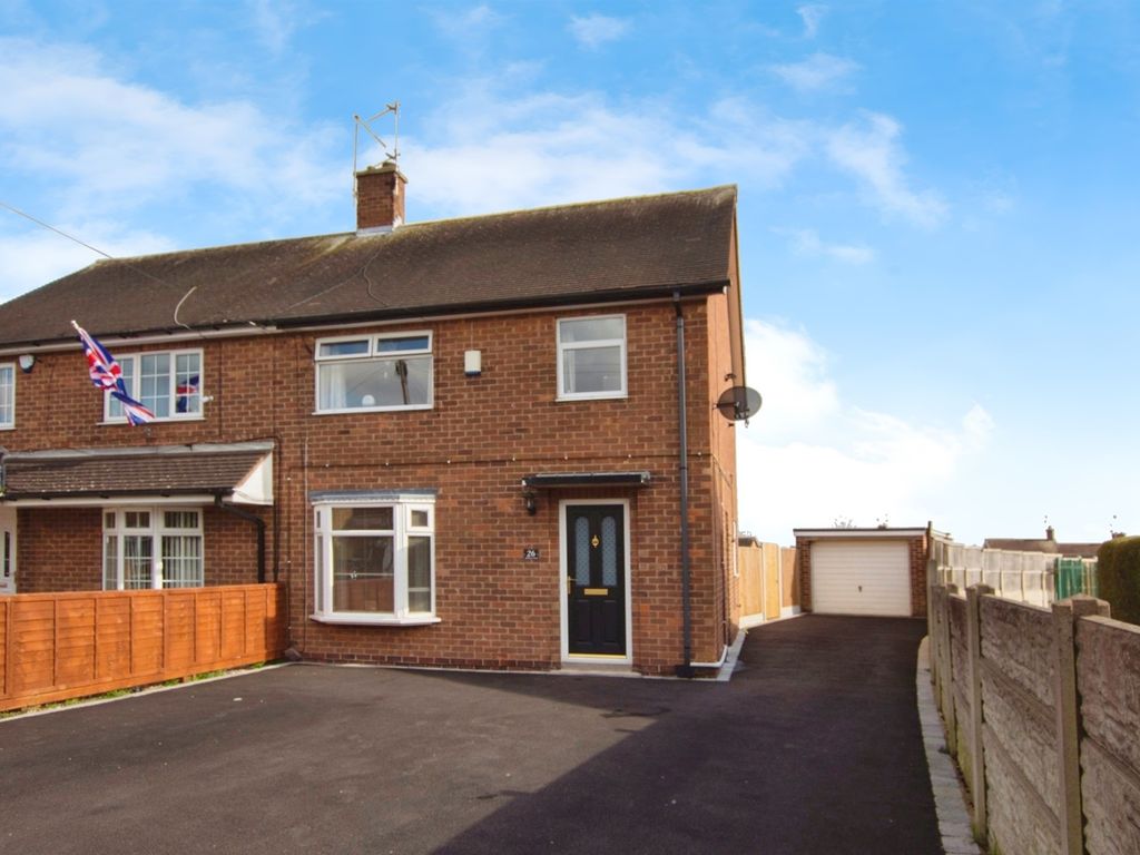 3 bed semi-detached house for sale in Melksham Road, Arnold, Nottingham ...