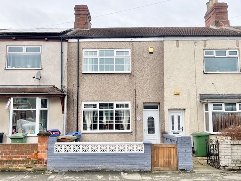 3 bed terraced house for sale in Willingham Street, Grimsby DN32, £