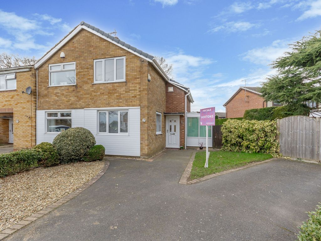 2 bed semidetached house for sale in Barton Close, Spondon DE21, £