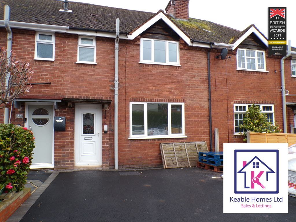 3 bed terraced house to rent in Newman Grove, Rugeley WS15, £950 pcm