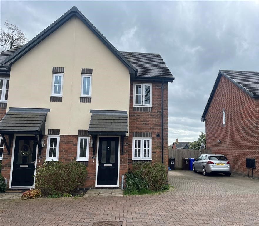 2 bed semidetached house for sale in Campion Way, Uttoxeter ST14, £