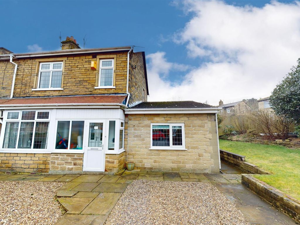 4 bed end terrace house for sale in Windermere Road, Horton Bank Top