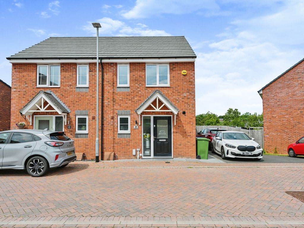 2 bed semidetached house for sale in Pitmen Way, Hednesford, Cannock