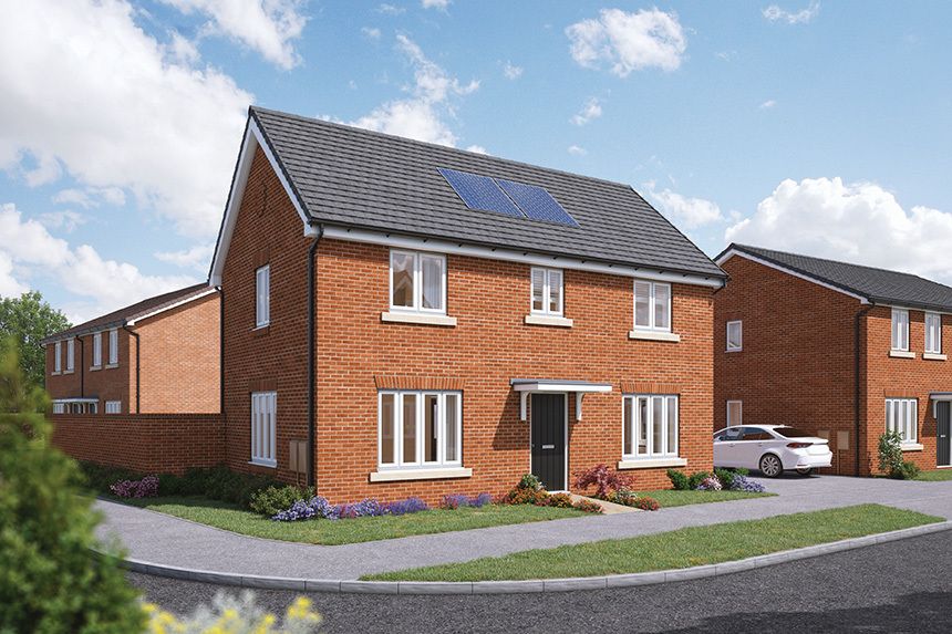 New home, 3 bed detached house for sale in "The Spruce" at Hook Lane