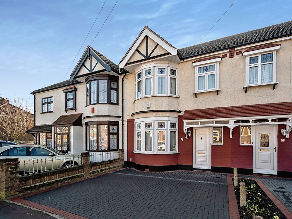 3 bed terraced house for sale in Fremantle Road, Ilford IG6, £570,000