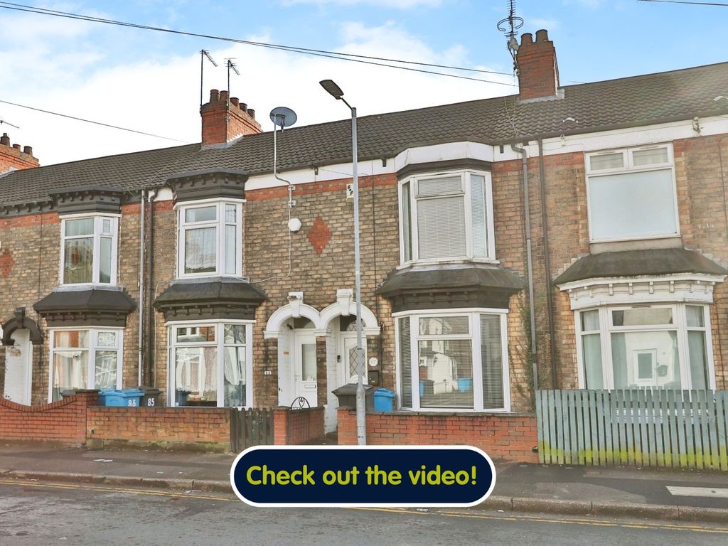 2 bed terraced house for sale in Newstead Street, Hull HU5, £105,000