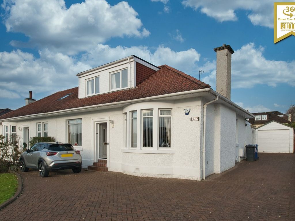 4 bed semidetached bungalow for sale in Glasgow Road, Paisley PA1, £