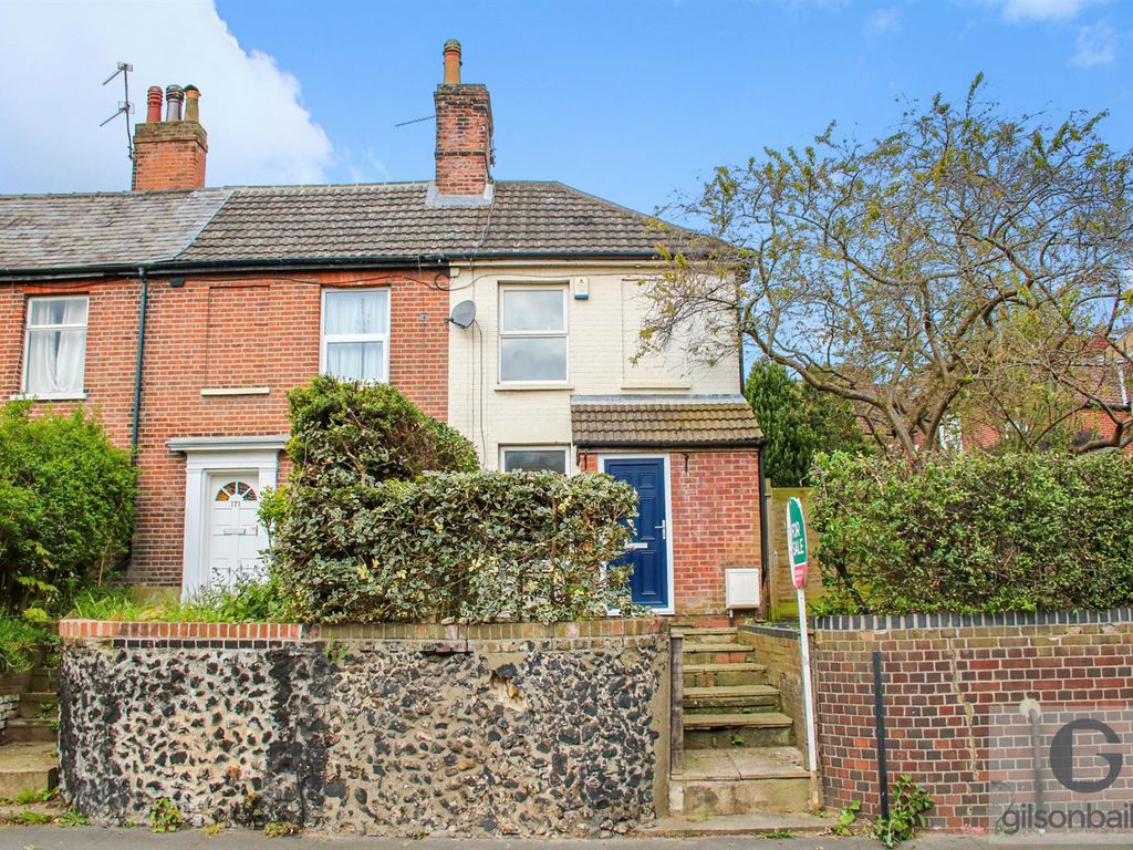 2 bed terraced house for sale in Waterloo Road, Norwich NR3, £190,000