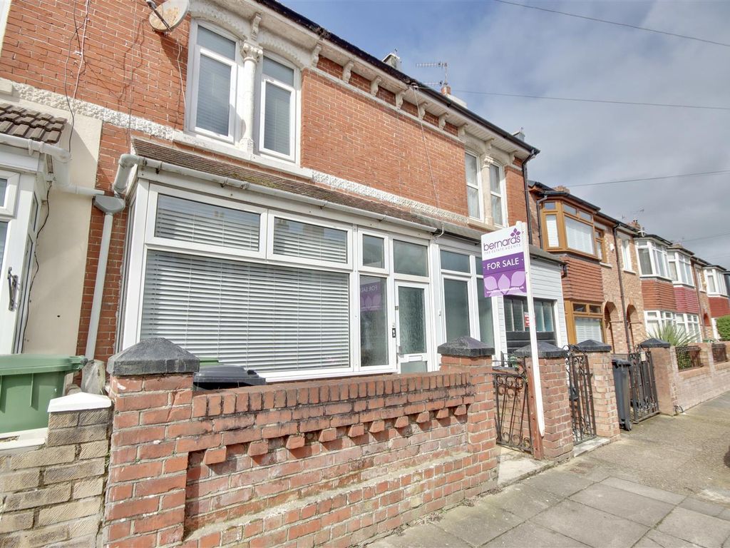 3 bed terraced house for sale in Beresford Road, Portsmouth PO2, £