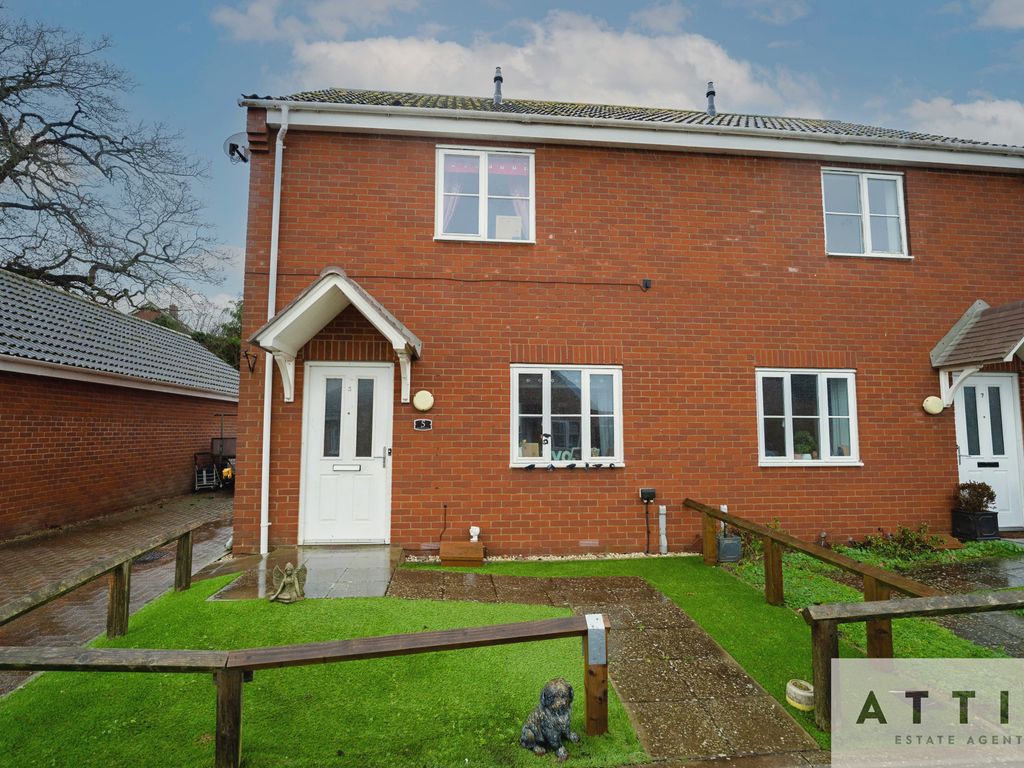 2 bed semidetached house for sale in Nightingale Close, Halesworth